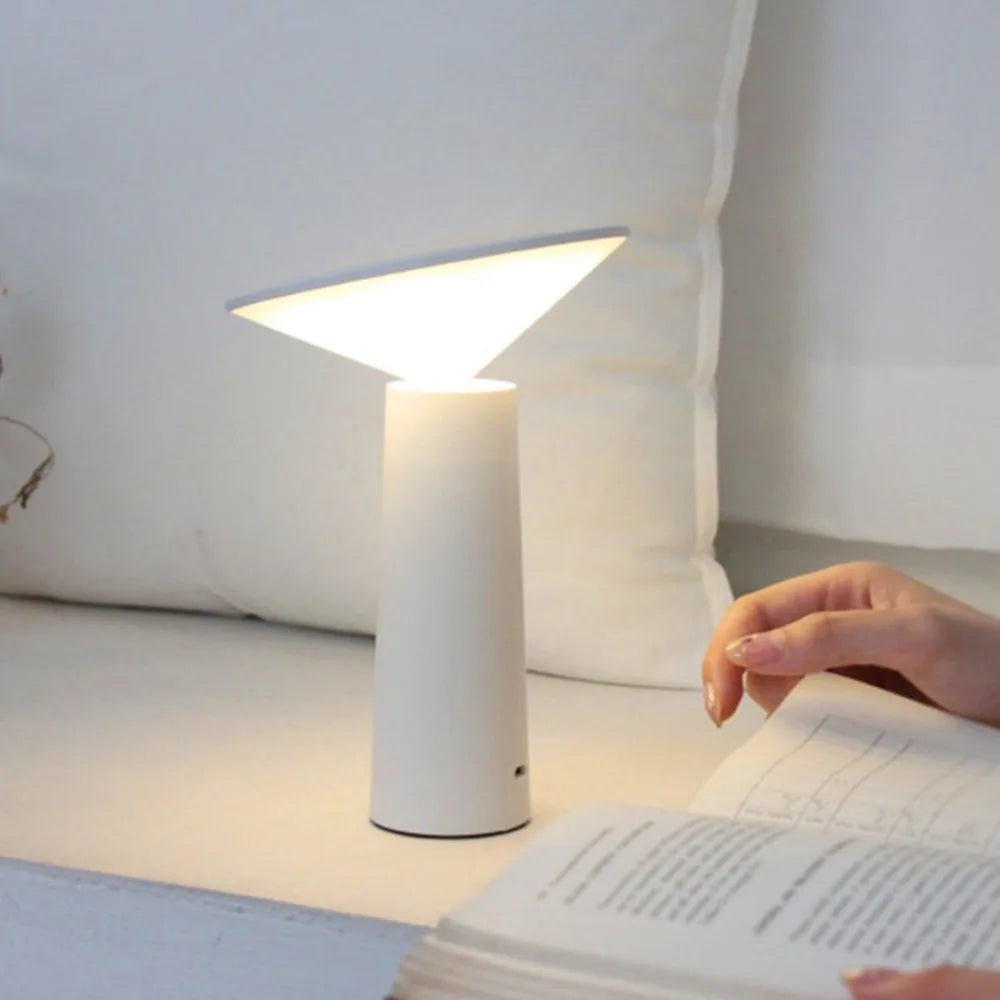 Modern USB Touch LED Desk Lamp with 3-Color Modes for Bedroom and Study