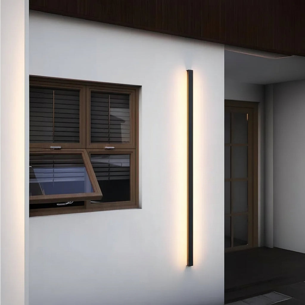 Motion Sensing IP65 Long LED Outdoor Wall Lamp for Garden Porch and Villa