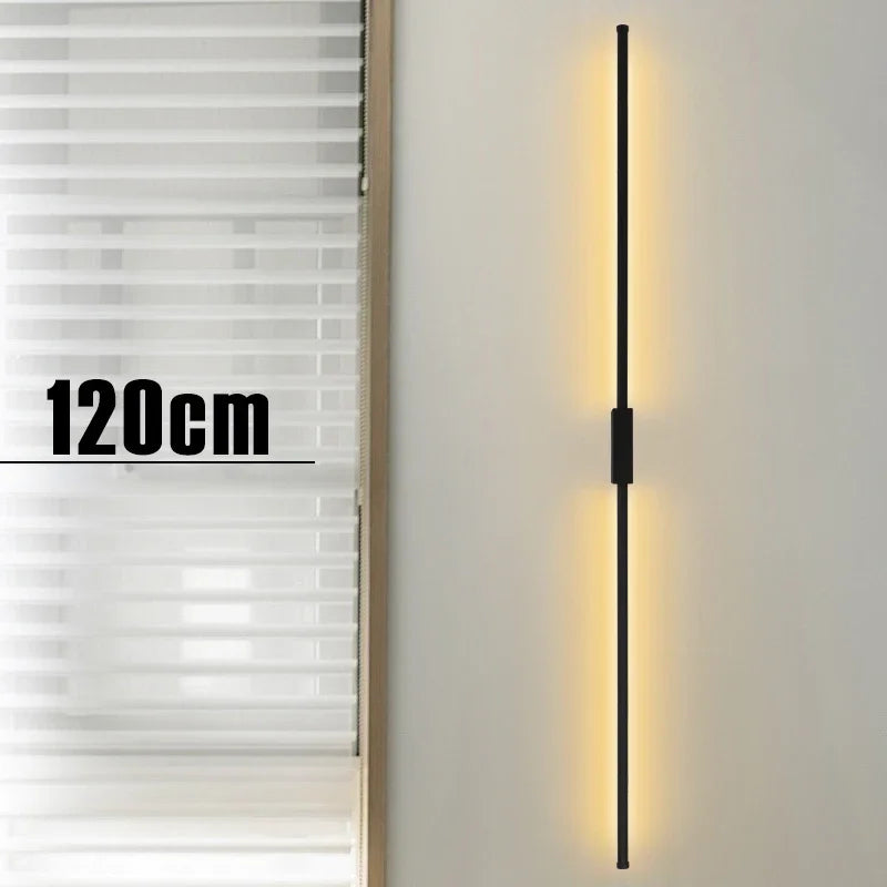 LED long wall lamp Indoor Nordic style Long LED Wall Light  Home Decoration Bedroom Living Room Sofa Background