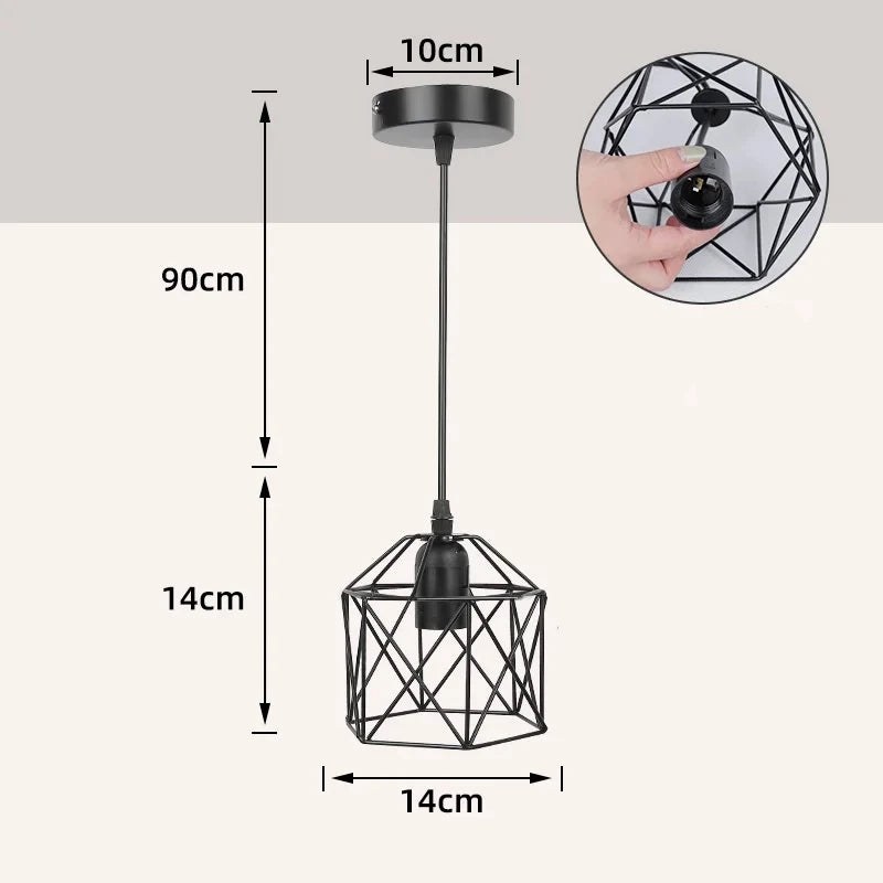Vintage Chandelier Led Ceiling Lighting Nordic Style Hanging Lamp Dining Living Room Home Christmas Decor Pendant Light kitchen