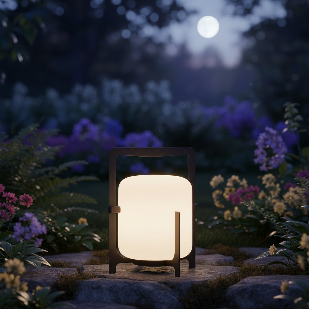 Modern LED Floor Lamp White Acrylic Black Metal Stand for Living Room Bedroom Garden Hotel Dining Room