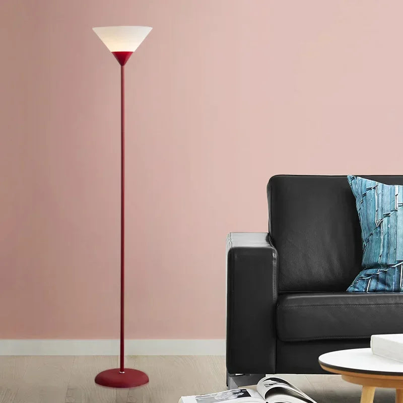 Creative LED Floor Lamp in Black and White for Living Room Bedroom and Study