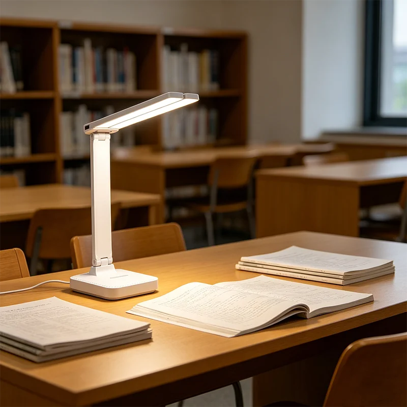 USB Rechargeable Foldable Touch LED Desk Lamp with Eye Protection for Bedroom and Study