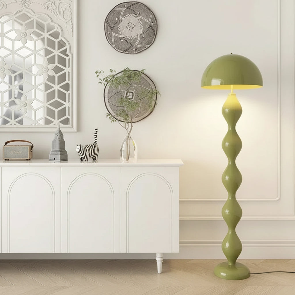 Nordic Colorful Mushroom LED Floor Lamp for Living Room Bedroom and Hotel