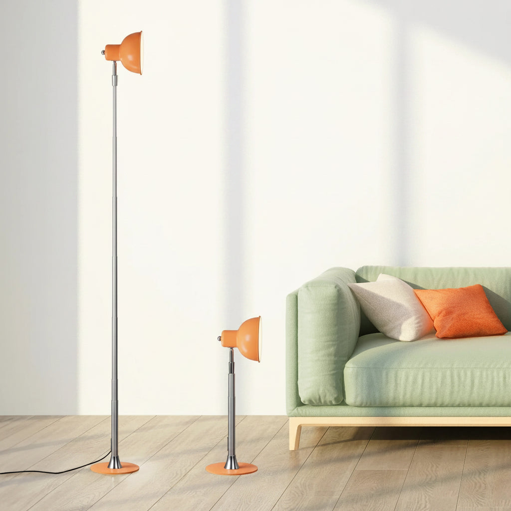 Modern Dimmable Telescopic LED Floor Lamp 145cm for Living Room Bedroom and Study