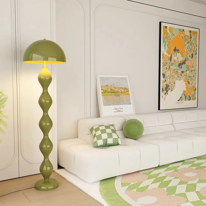 Nordic Colorful Mushroom LED Floor Lamp for Living Room Bedroom and Hotel