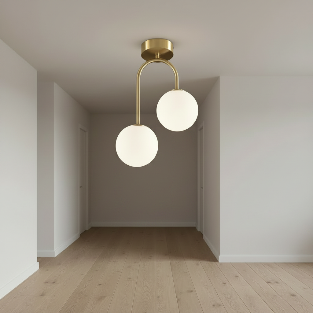 Acrylic Ball G9 LED Ceiling Light for Corridor Bedroom Porch and Cloakroom
