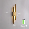 Nordic LED Wall Lamp Indoor Lighting Rechargeable Bedroom Bedside Living Room For Home Stairs Decoration Lamps Modern Wall Light