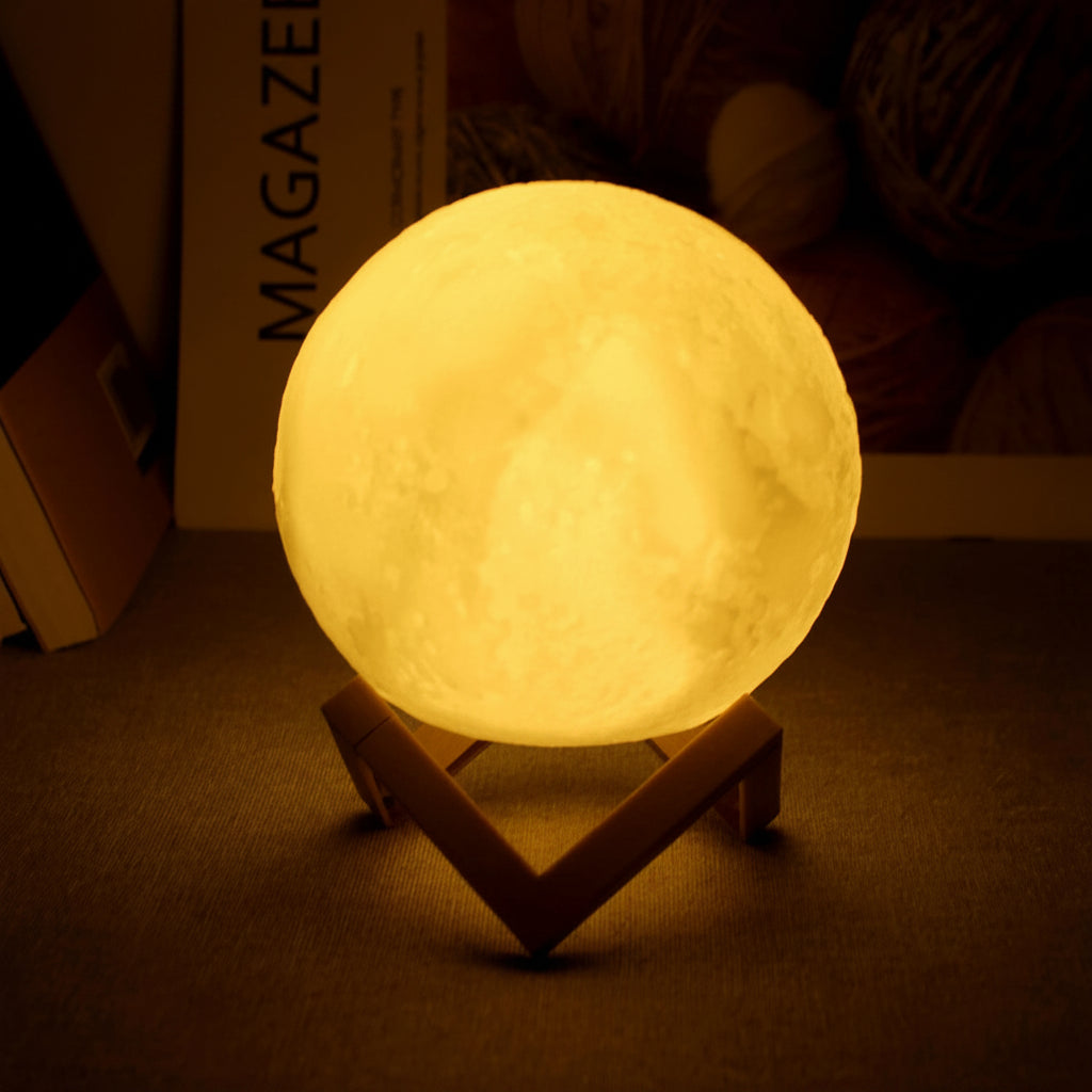 LED Moon Night Light DIY Star Lamp for Bedroom Decoration and Birthday Gift