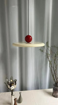 Retro Flying Saucer Restaurant Lamp Iron Chandelier Led Nordic Creative Simple Cream Style Chandelier Home Decoration