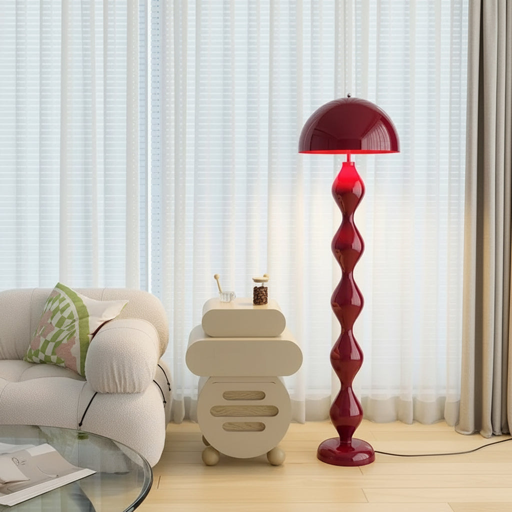 Nordic Colorful Mushroom LED Floor Lamp for Living Room Bedroom and Hotel