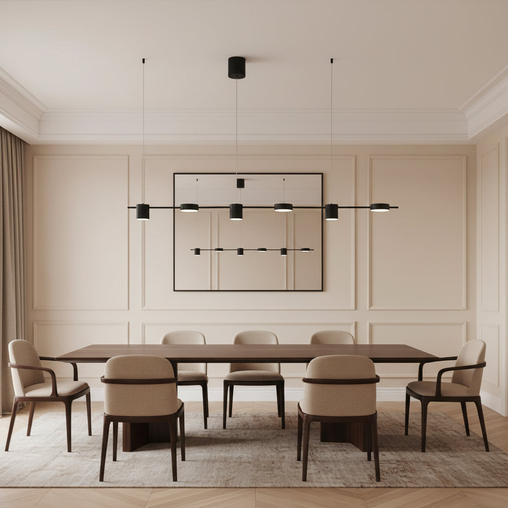 Modern Smart LED Chandelier Dimmable with WiFi Bluetooth and Remote for Living Room and Kitchen