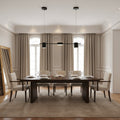 Modern Smart LED Chandelier Dimmable with WiFi Bluetooth and Remote for Living Room and Kitchen