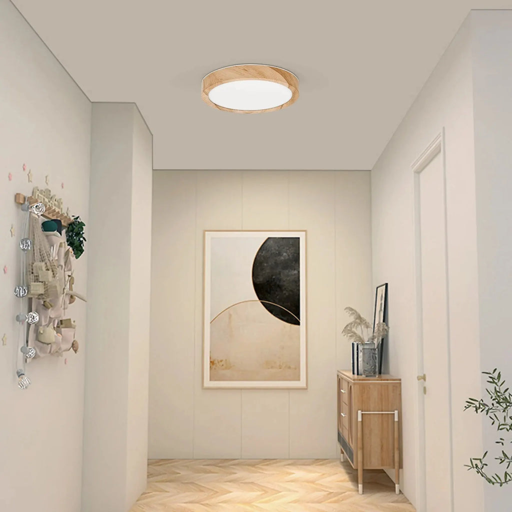 LVL LED Flush Ceiling Light with 3-in-1 Color Temperature for Kitchen Bedroom and Bathroom