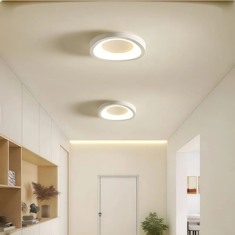 Nordic Personalized Art Ceiling Light Modern Simple White Aisle Light Living Room Restaurant Bedroom Decor Creative Ceiling Lamp