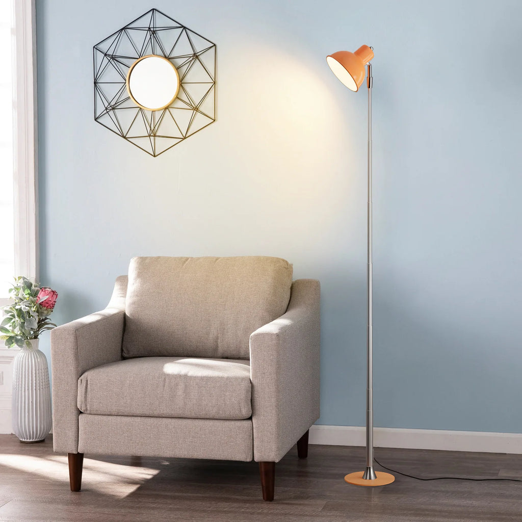 Modern Dimmable Telescopic LED Floor Lamp 145cm for Living Room Bedroom and Study