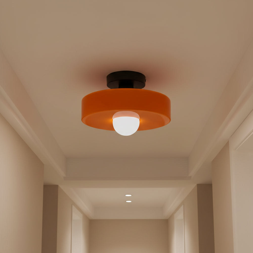 Nordic Vintage Glass E27 Ceiling Light for Hallway Living Room and Bedroom