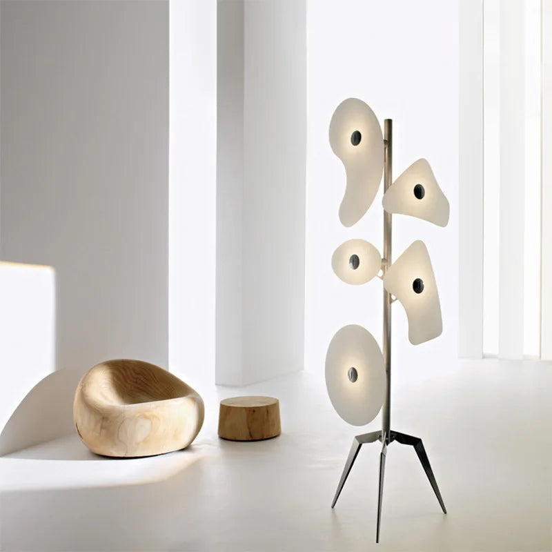 Modern Art Deco Special-Shaped Macaron LED Floor Lamp for Living Room and Bedroom
