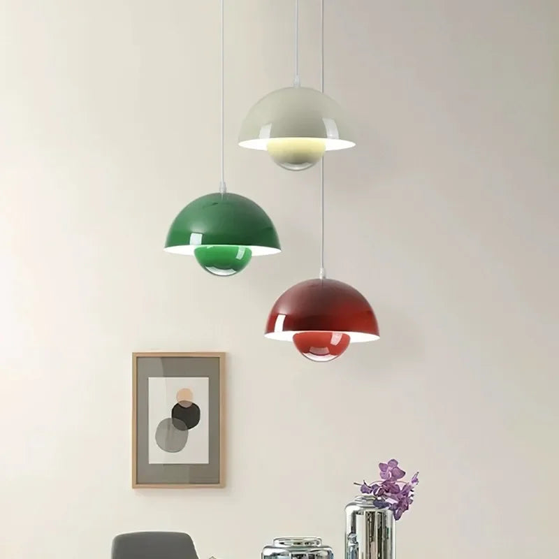 23cm Creative Chandelier Bedroom Study Restaurant Pendant Lights Decorative Lamp Multi-color Optional Modern Bud Indoor Lighting