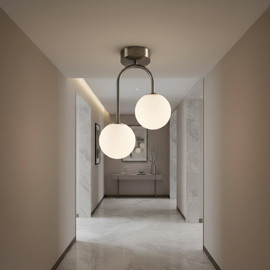 Acrylic Ball G9 LED Ceiling Light for Corridor Bedroom Porch and Cloakroom
