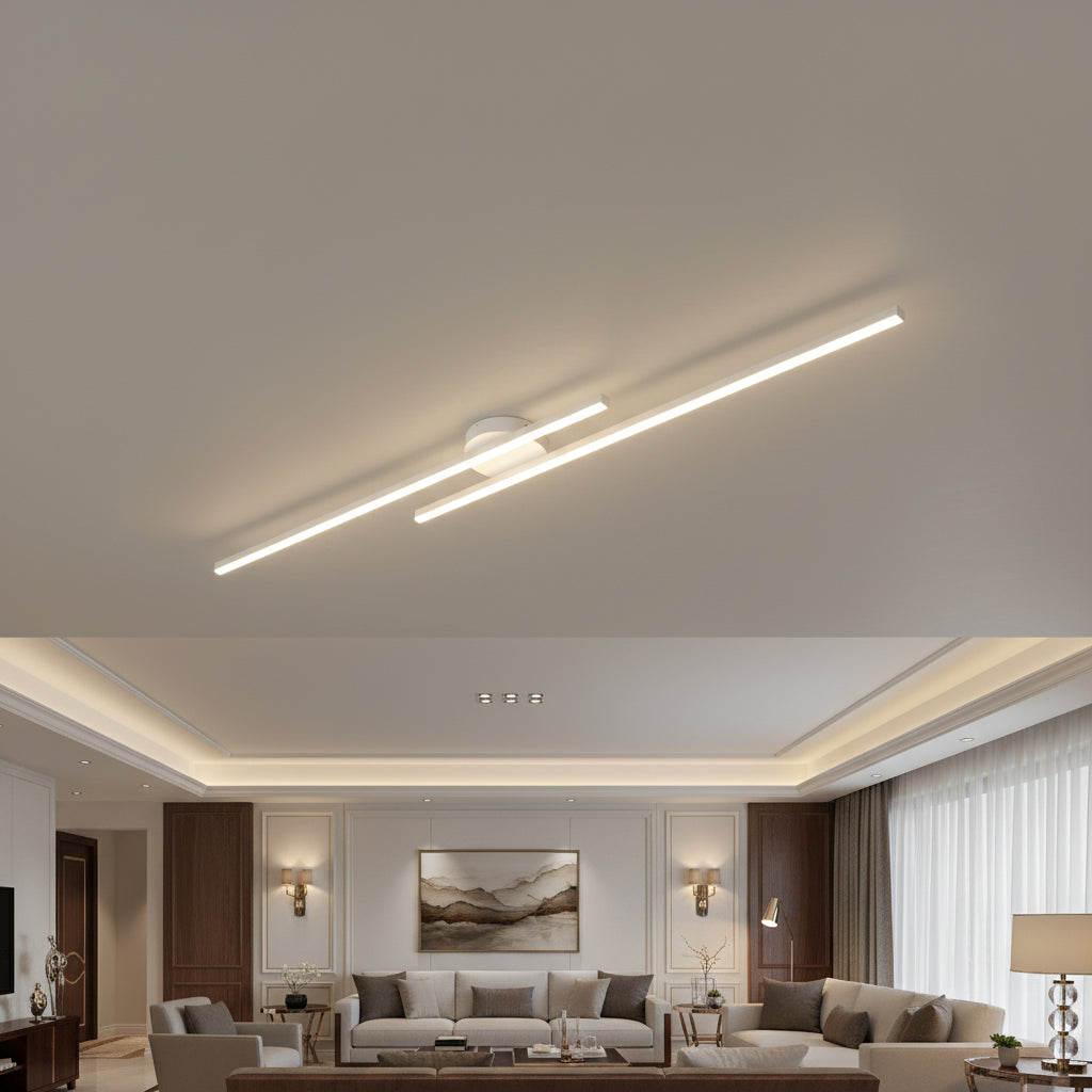 Modern Aluminium LED Ceiling Light for Kitchen Dining Room Bedroom Hallway Balcony and Office