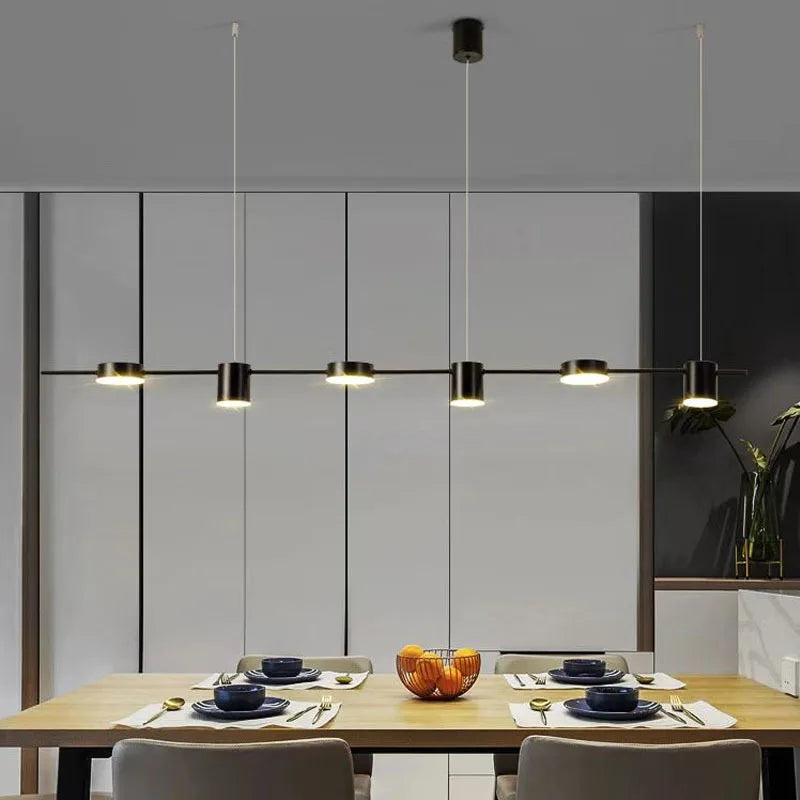 Modern Smart LED Chandelier Dimmable with WiFi Bluetooth and Remote for Living Room and Kitchen