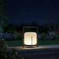 Modern LED Floor Lamp White Acrylic Black Metal Stand for Living Room Bedroom Garden Hotel Dining Room