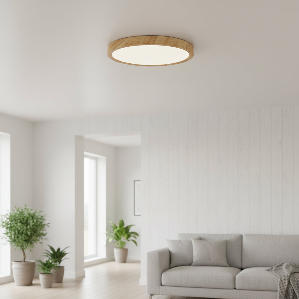 LVL LED Flush Ceiling Light with 3-in-1 Color Temperature for Kitchen Bedroom and Bathroom