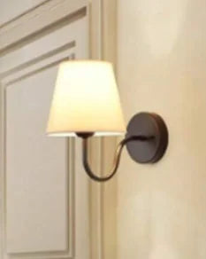 Nordic Fabric Lampshade Wall Lamps House Corridor Hallway Wall Sconce Lamp Living Room Bedroom Wall Lights Bedside Wall Lamp E27