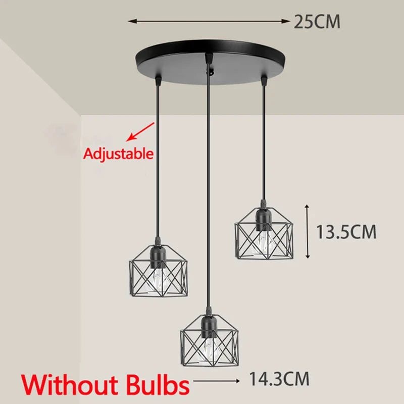 Vintage Chandelier Led Ceiling Lighting Nordic Style Hanging Lamp Dining Living Room Home Christmas Decor Pendant Light kitchen