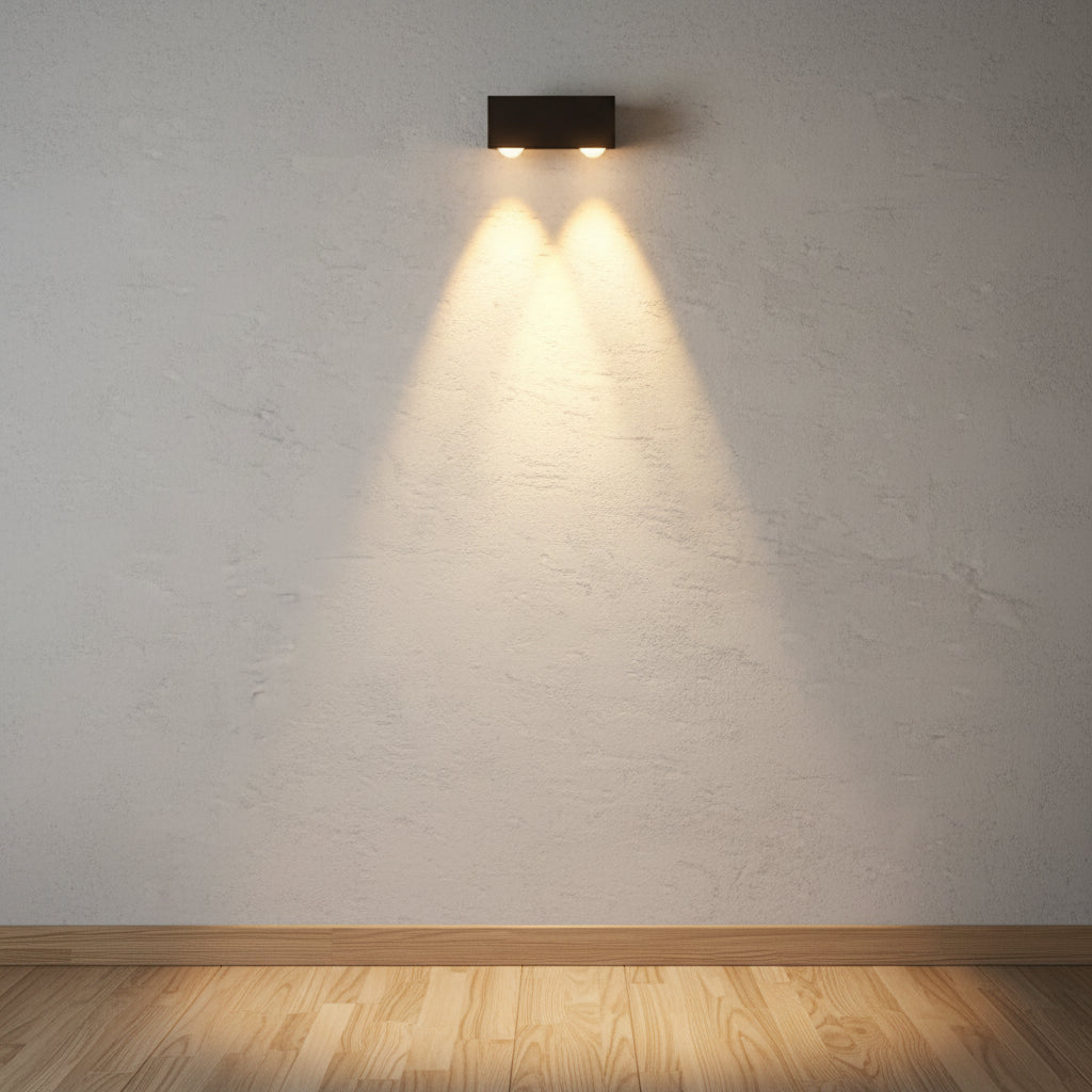Solar Outdoor Wall Light IP65 Waterproof for Garden Fence Stairs and Pathway