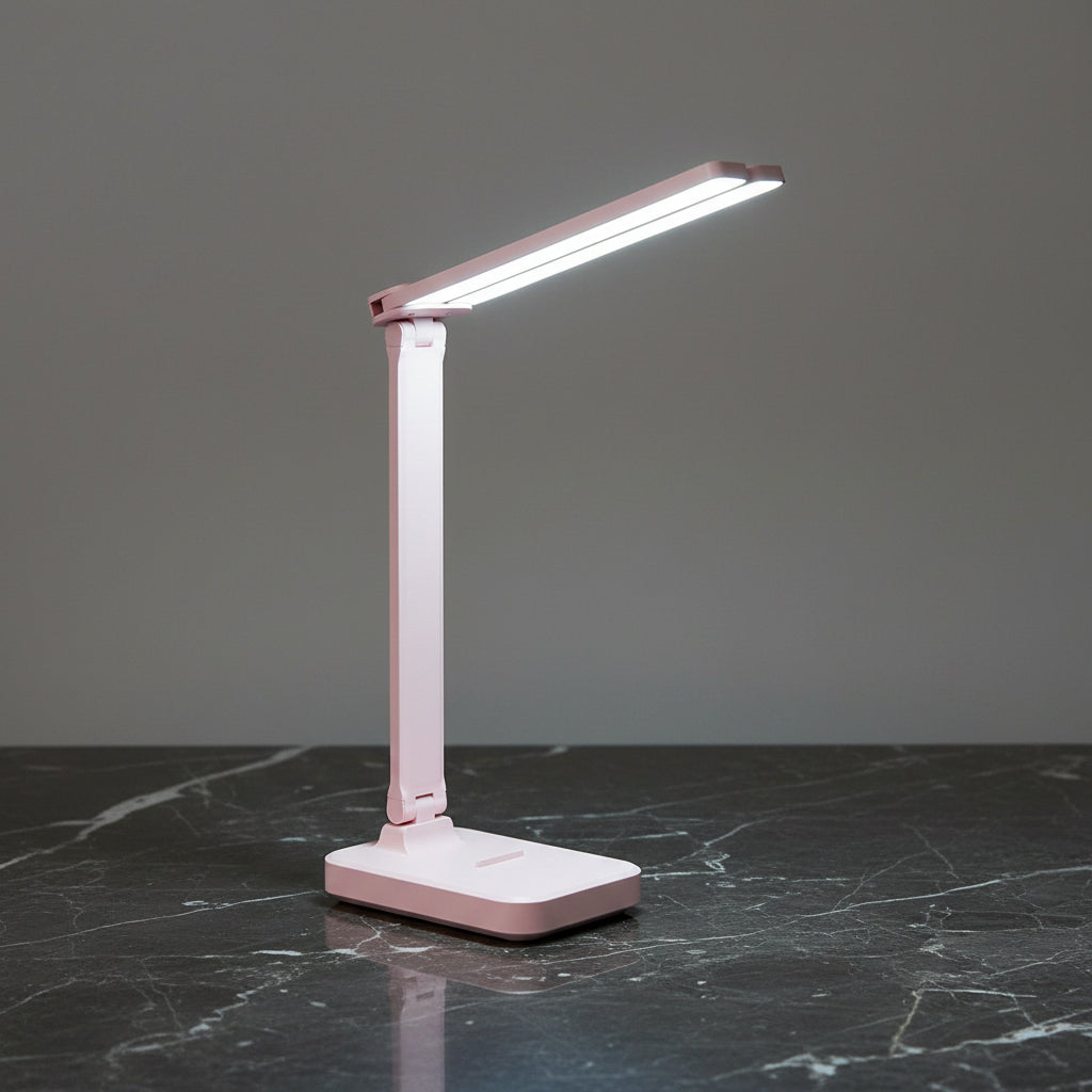 USB Rechargeable Foldable Touch LED Desk Lamp with Eye Protection for Bedroom and Study
