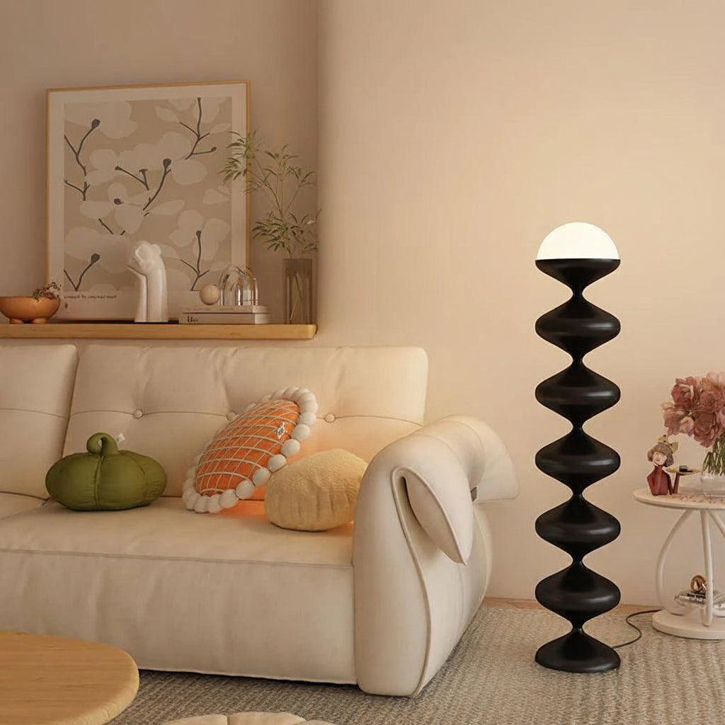 Macaron Gourd LED Floor Lamp for Living Room Bedroom and Bedside