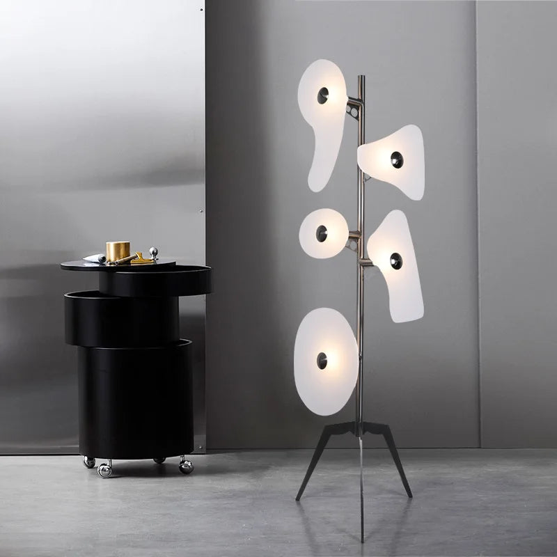Modern Art Deco Special-Shaped Macaron LED Floor Lamp for Living Room and Bedroom