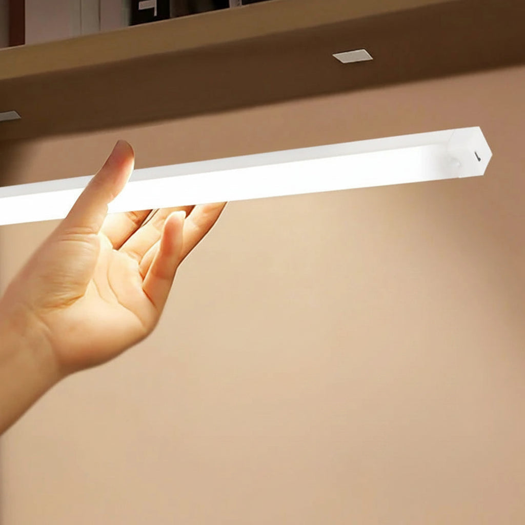 USB-C Rechargeable Motion Sensor LED Strip Light for Kitchen Cabinet Wardrobe and Staircase