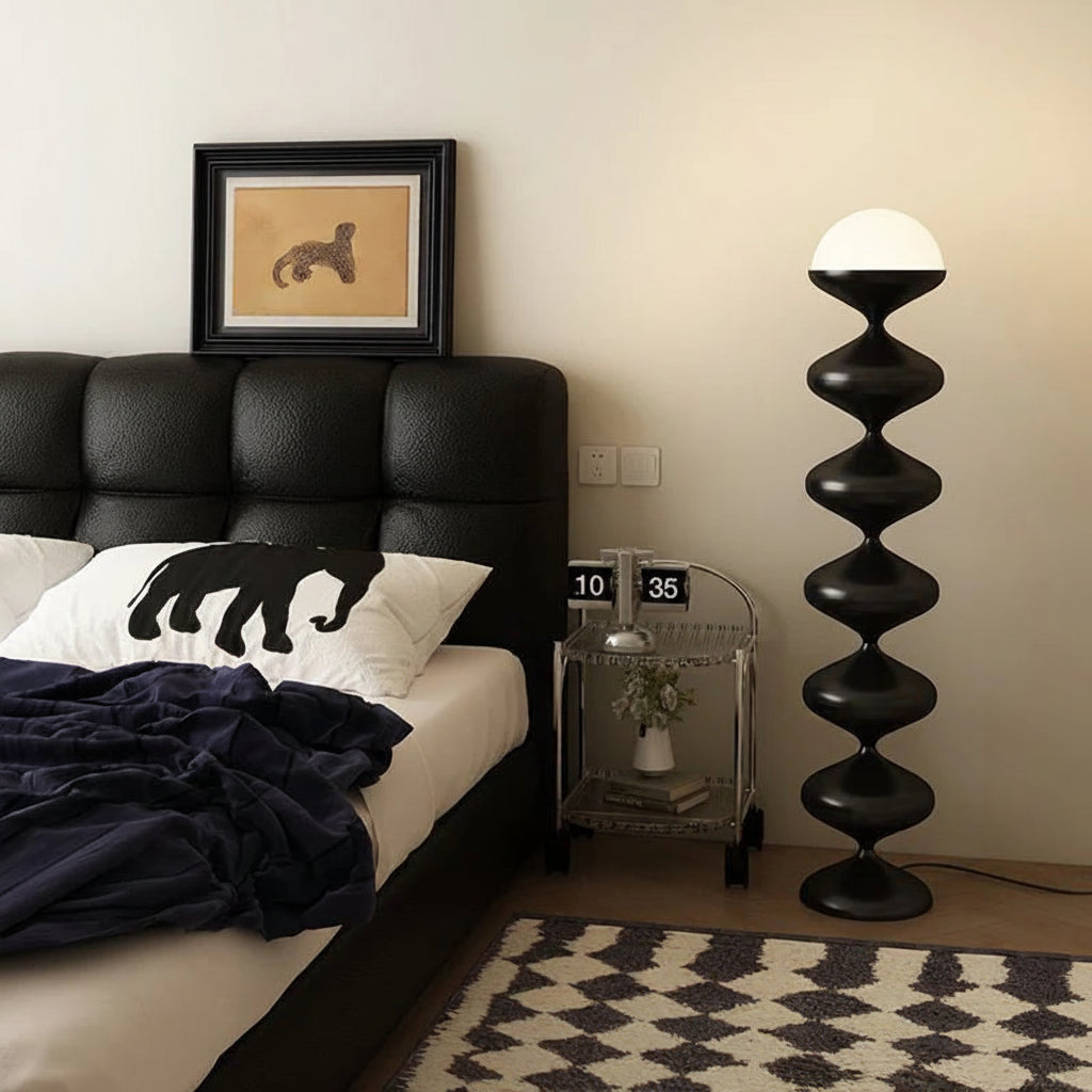 Macaron Gourd LED Floor Lamp for Living Room Bedroom and Bedside