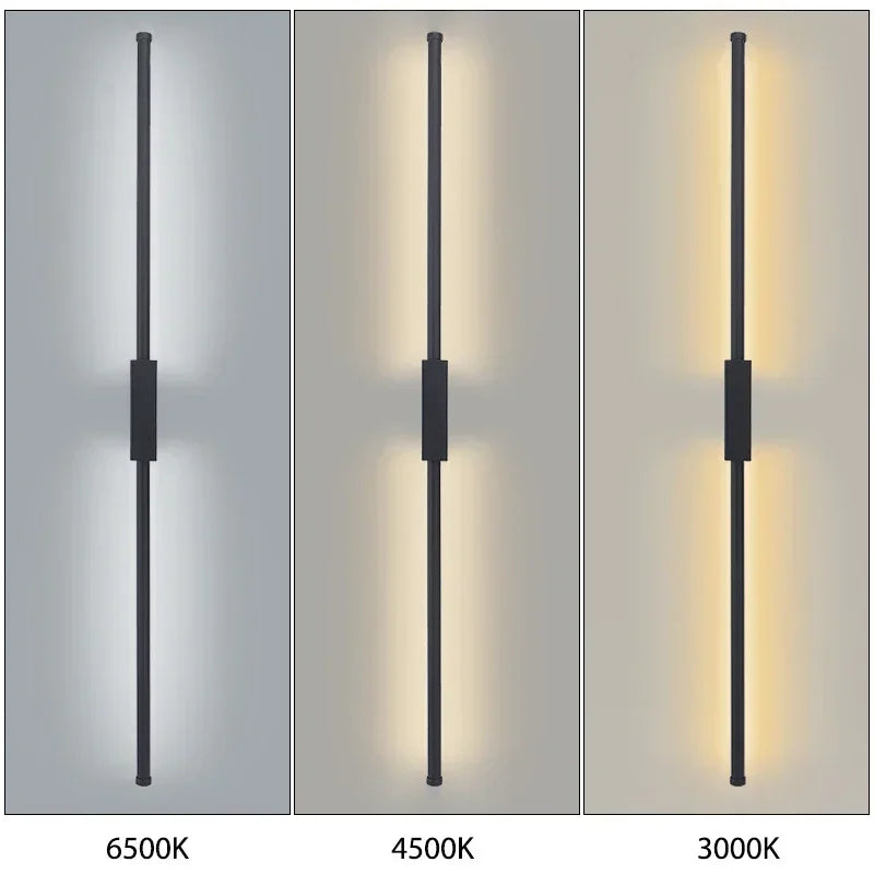 LED long wall lamp Indoor Nordic style Long LED Wall Light  Home Decoration Bedroom Living Room Sofa Background