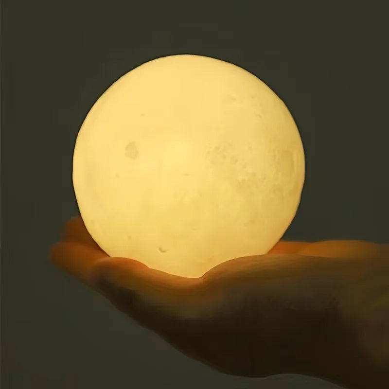 LED Moon Night Light DIY Star Lamp for Bedroom Decoration and Birthday Gift