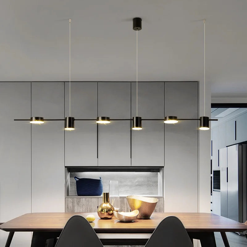 Modern Smart LED Chandelier Dimmable with WiFi Bluetooth and Remote for Living Room and Kitchen