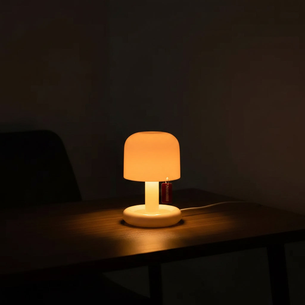 Mini Mushroom Rechargeable LED Night Light for Bedroom Bedside and Kids Gift