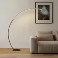 Nordic LED Corner Floor Lamp in Black and White for Living Room and Bedroom