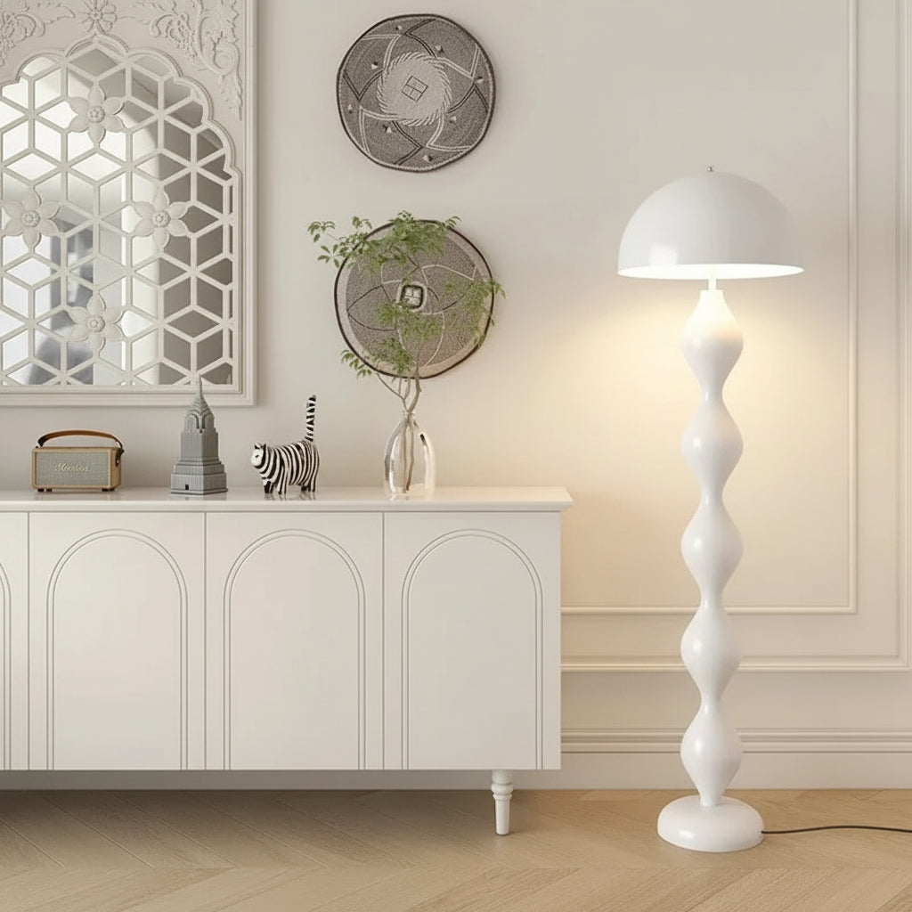 Nordic Colorful Mushroom LED Floor Lamp for Living Room Bedroom and Hotel