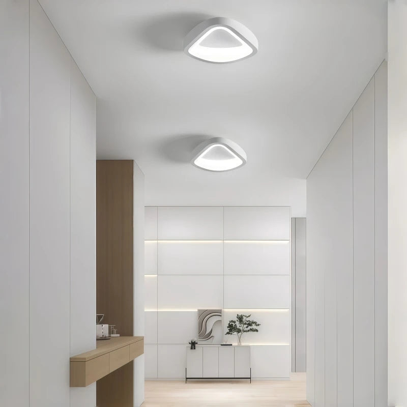 Nordic Personalized Art Ceiling Light Modern Simple White Aisle Light Living Room Restaurant Bedroom Decor Creative Ceiling Lamp