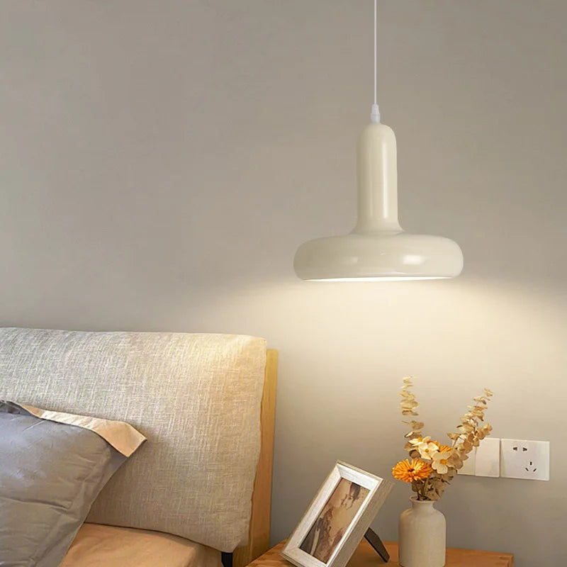 Bedside Pendant Light Creative Personality Art Simple Modern Cream Style House Chandelier Bedroom Mushroom Nordic Hotel Room Bar