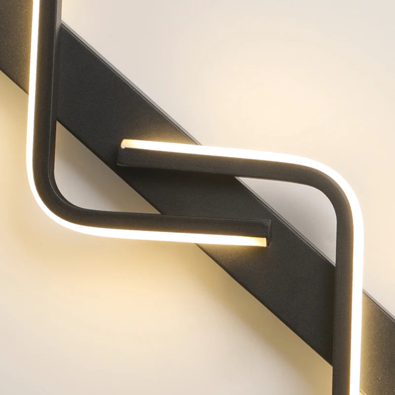 Modern Long Strip LED Wall Sconce for Stairs Living Room and Bedroom