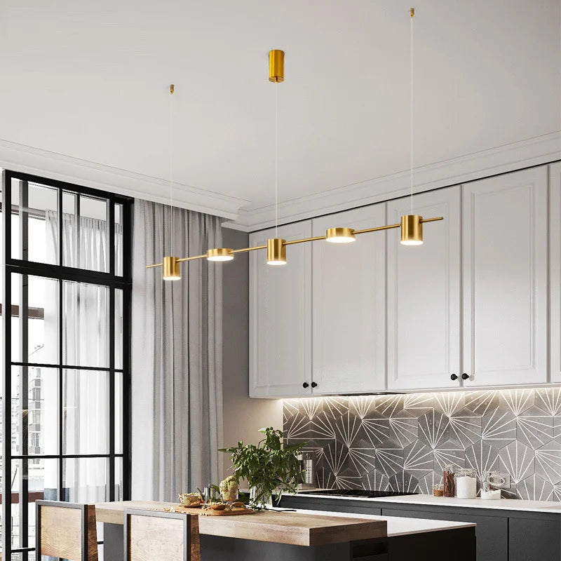 Modern Smart LED Chandelier Dimmable with WiFi Bluetooth and Remote for Living Room and Kitchen